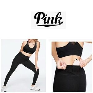 💥PINK Brand Sport  Black Leggings  M